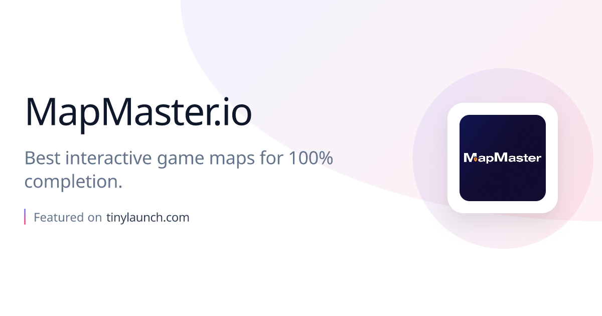 MapMaster.io: Best interactive game maps for 100%…