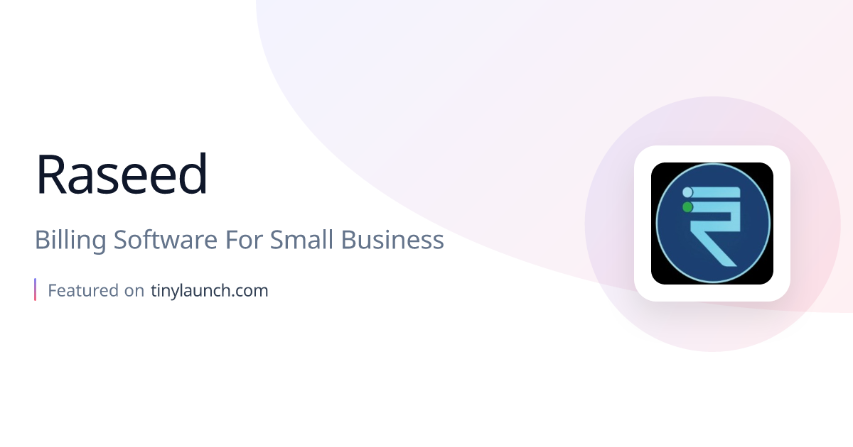 Raseed: Billing Software For Small Business