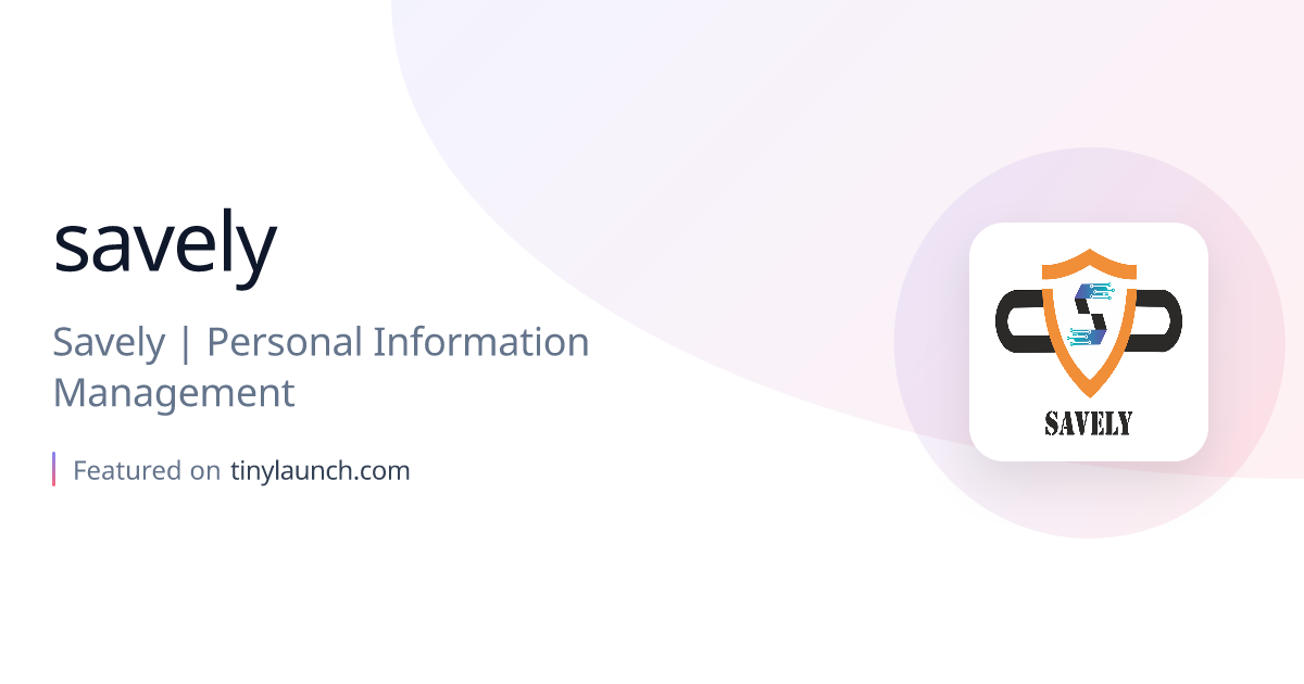 savely: Savely | Personal Information Management