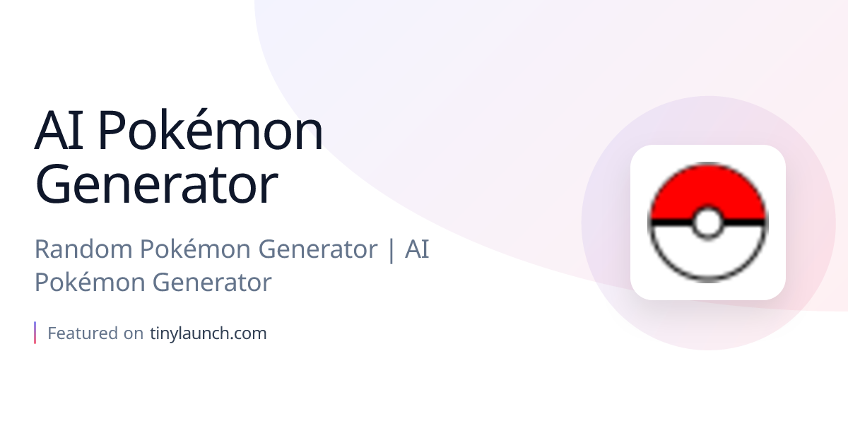 AI Pokémon Generator: Random Pokémon Generator | AI…