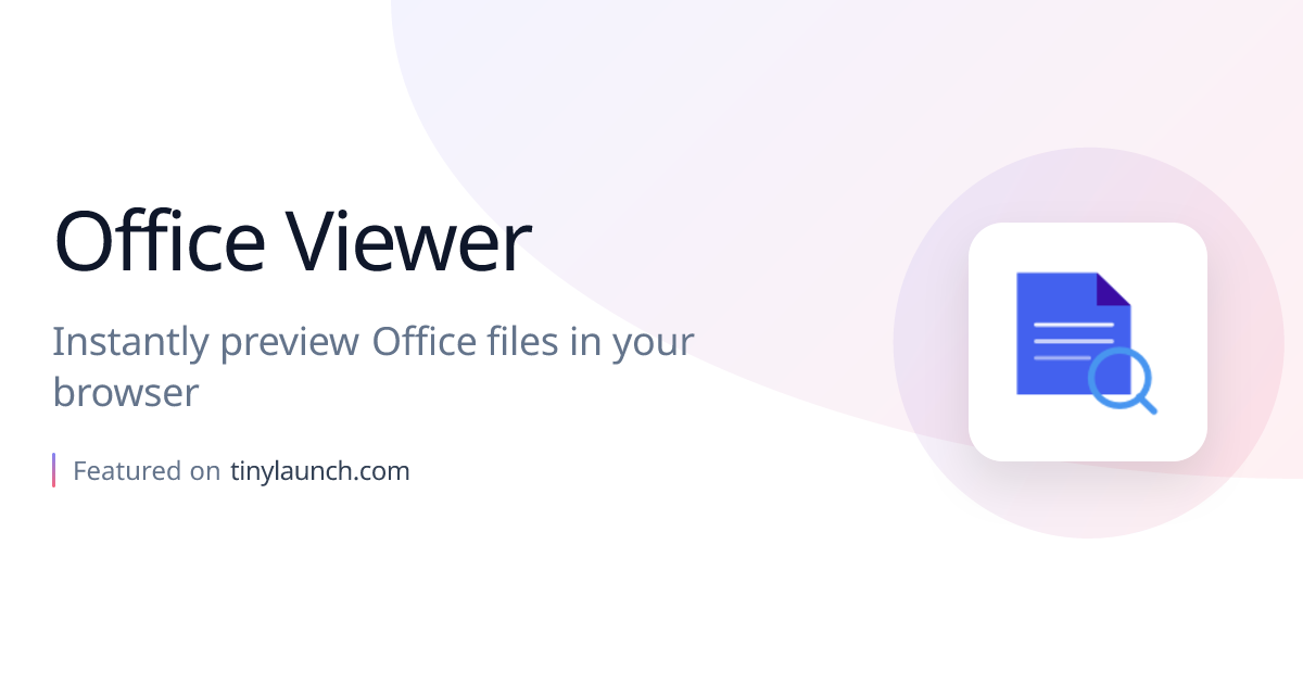 Office Viewer: Instantly preview Office files in your…