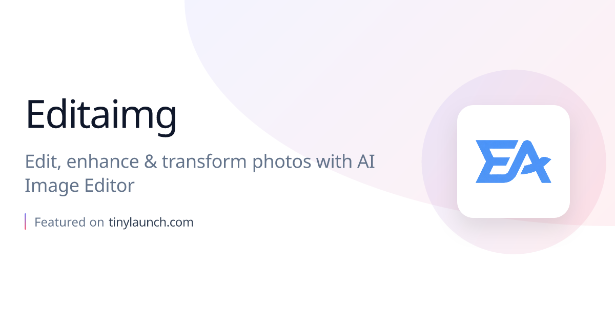 Editaimg: Edit, enhance & transform photos with AI Image…
