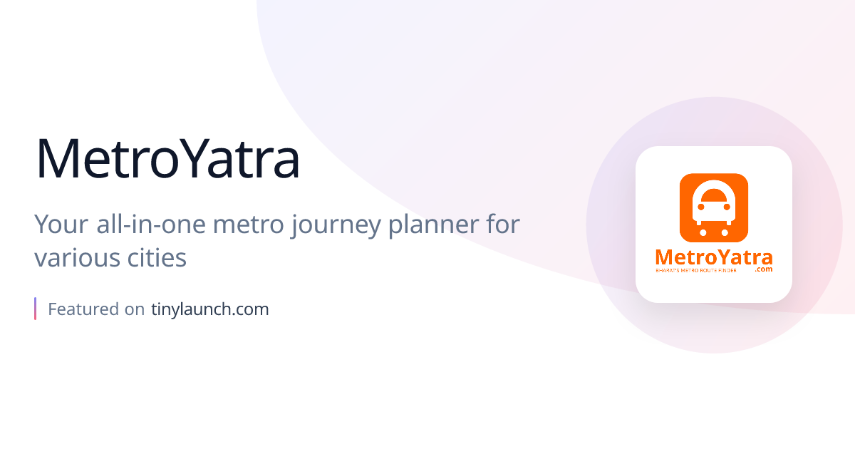 MetroYatra: Your all-in-one metro journey planner for…