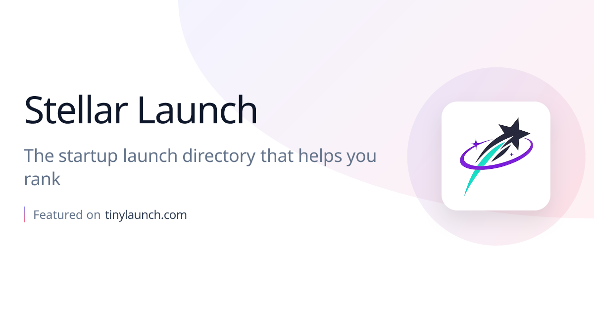 Stellar Launch: The startup launch directory that helps…