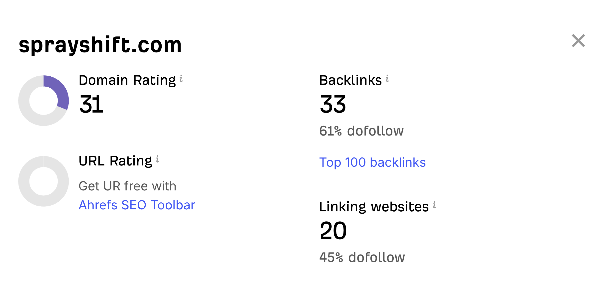 SprayShift after - DR 31